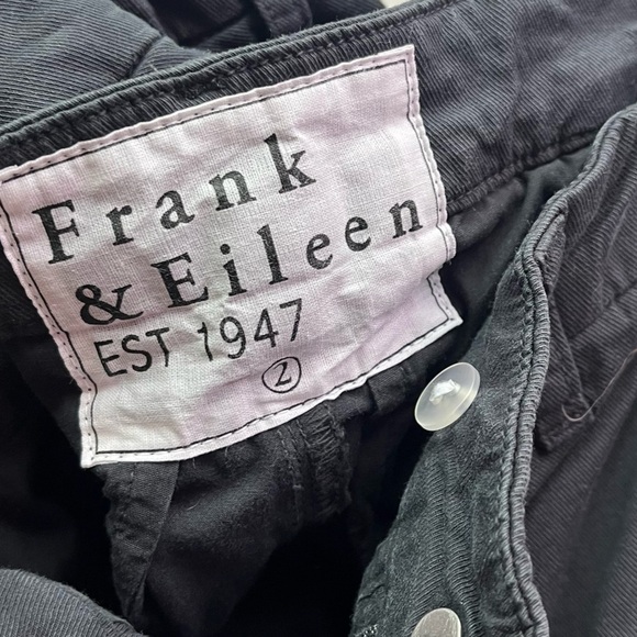 Frank & Eileen • Dark Grey Chino Wicklow Trousers Raw Hem - Picture 5 of 9